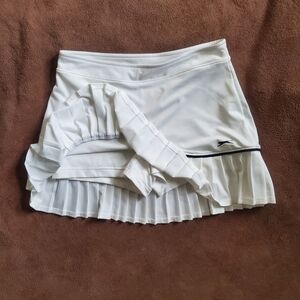 White Skorts Athletic Pleated Golf Tennis